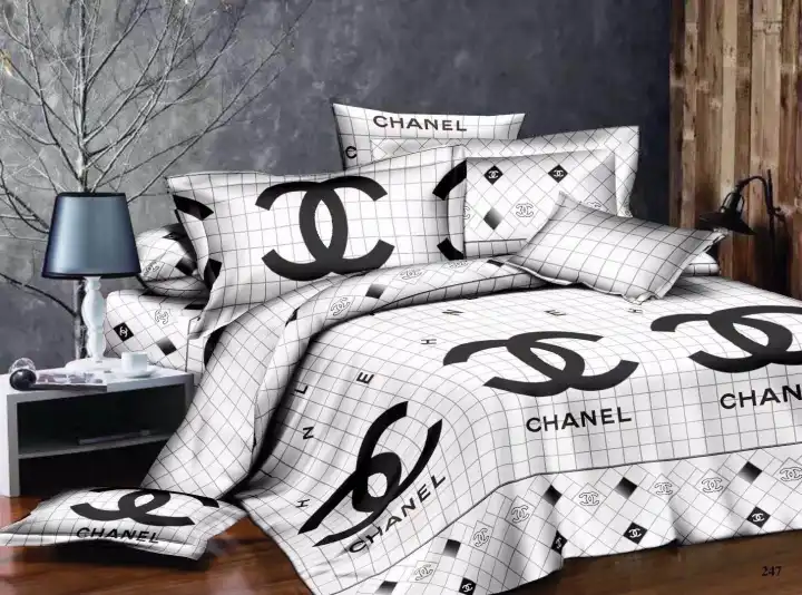 4in1 Bedsheet Set 125 Us Cotton Chanel, Chanel King Size Bedding