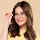 EO Eyewear Lucrecia Frame with Free Multicoated Lens / Non-graded Eyeglasses for Men and Women. 