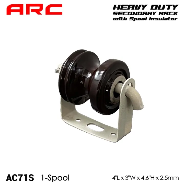 ❂Heavy Duty Secondary Rack with Porcelain Spool Insulator 1,2,3 and 4 Spool✴