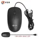 V2S MS102 Wired Gaming Mouse Black Office Gaming Wired RGB Lightweight Design Mouse. 