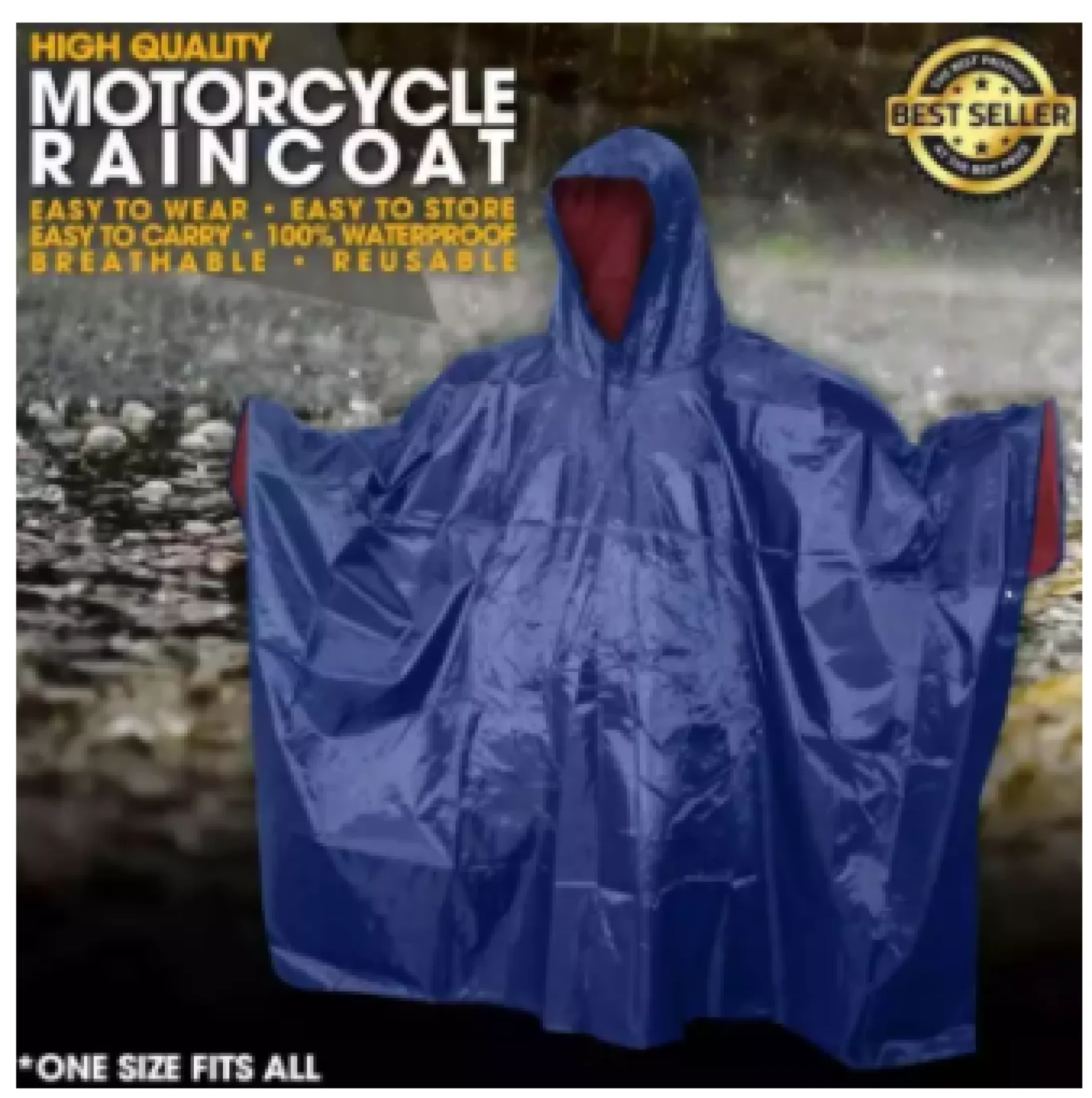 Thinloo H 5 Poncho Raincoat Motorcycle Bicycle Poncho Lazada Ph
