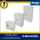 ROYU PANEL BOX 8-BRANCHES FLUSH-MOUNTED TYPE ALL-METAL BASE FOR 2-POLE MINIATURE BREAKER PLUG-IN BREAKER. 