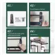 High-end Premium Aluminum Alloy Large Towel Rack Space-Saving Foldable Bath Towel Rack Towel Rack Corner Rack Bathroom Faucet Matte Black Multifunctional Bathroom Storage Rack Wall Mounted Double Towel Bar 60cm With 4 Hooks. 