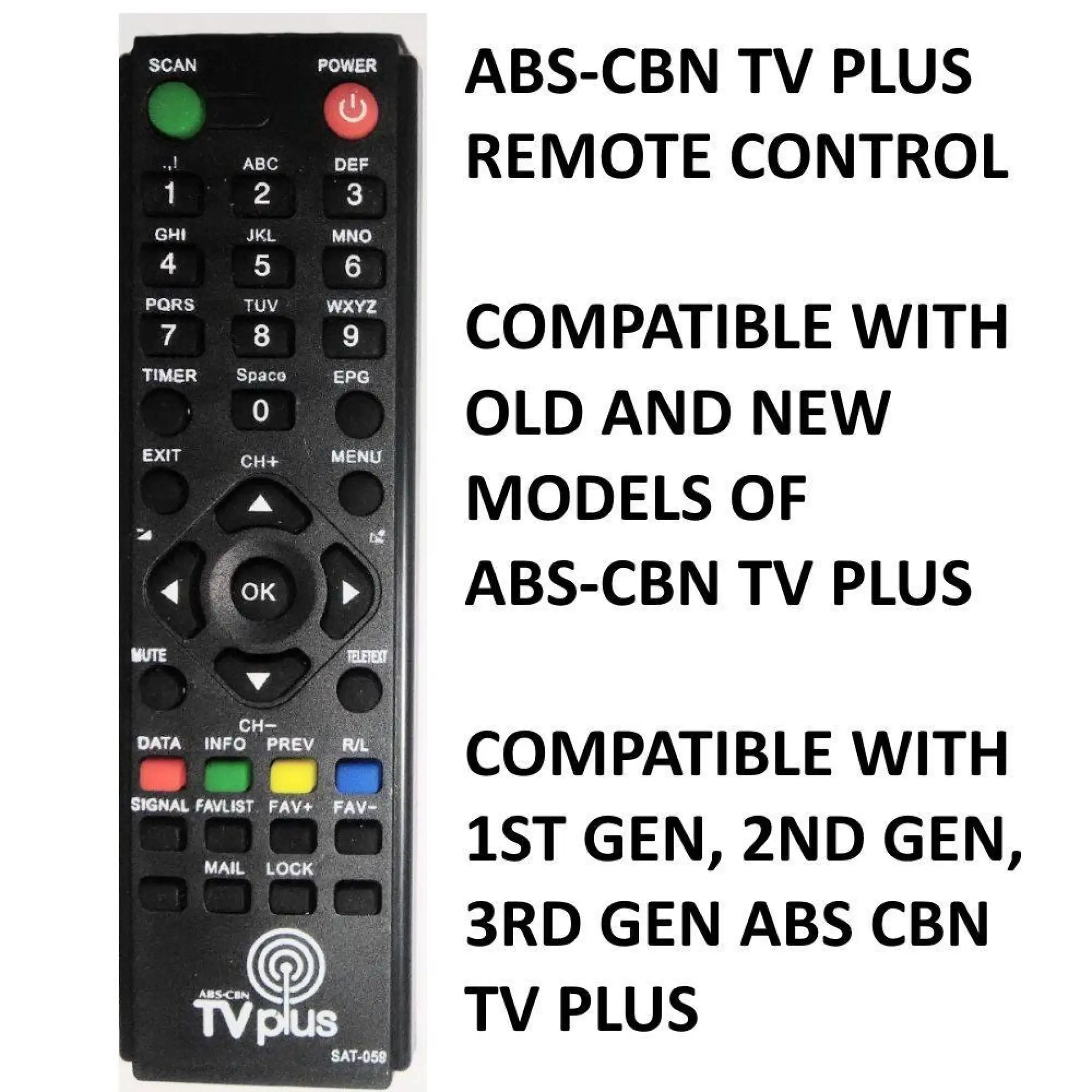 Original Abs Cbn Tv Plus Tvplus Remote Control Compatible With 1st Gen 2nd Gen 3rd Gen Tv Plus Free Battery Lazada Ph Original Abs Cbn Tv Plus Tvplus Remote Control Compatible With 1st Gen 2nd Gen 3rd Gen Tv Plus Free Battery Lazada Ph
