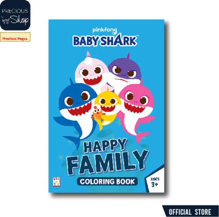 Download Pinkfong Baby Shark Happy Family Coloring Book Lazada Ph