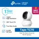 TP-Link Official | Tapo TC70 | 1080p Indoor 360 Degrees Pan and Tilt WiFi IP Security CCTV Sale Camera Connect to Cellphone Two Way Audio with Mic and Speaker with SD Card. 