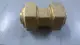 Brass Union Coupling ISO (PE) 1in (25mm) - Compression Brass Coupling. 