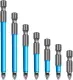 Magnetic Anti-Slip Drill Bit 7 pcs Anti Slip Screw Extractor and Magnetic Screwdriver Bit Set. 
