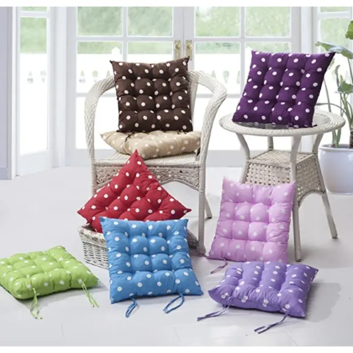 Spot Goods Polka Dot Chair Cushion Mat, Polka Dot Dining Chair Cushions