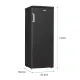 EVEREST 7.1 cu.ft Upright Freezer/ Direct Cooling/ Adjustable Front Feet/ Rapid Freezing/ 177L/ EverBest. 