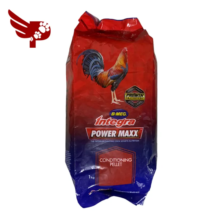 B-MEG Integra Power Maxx 1kg - Conditioning Pellet - BMEG Integra POWERMAXX - For Gamebirds / Gamefowls / Rooster / Fighting Cocks - Feeds - plt - petpoultryph