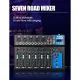 (Expedited delivery) Yamaha audio mixer 4 channel /7 channel F7 professional Bluetooth mixer  USB with reverb effect home. 