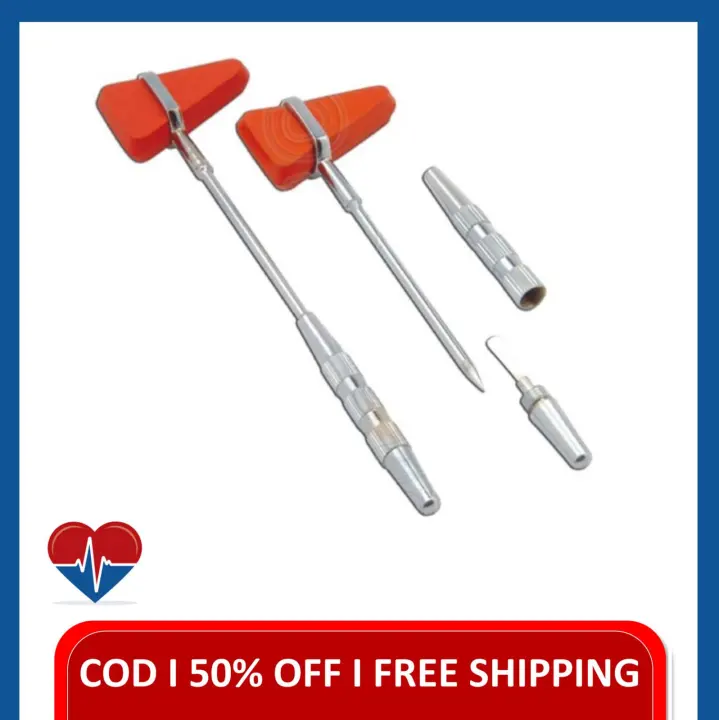 Neuro Hammer Neuro Reflex Hammer with Pin and Brush