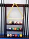 6 HOLES 2IN1 CUE RACK AND BALL RACK STAND FOR / LAGAYAN NG TAKO AT BOLA NG BILYARAN. 