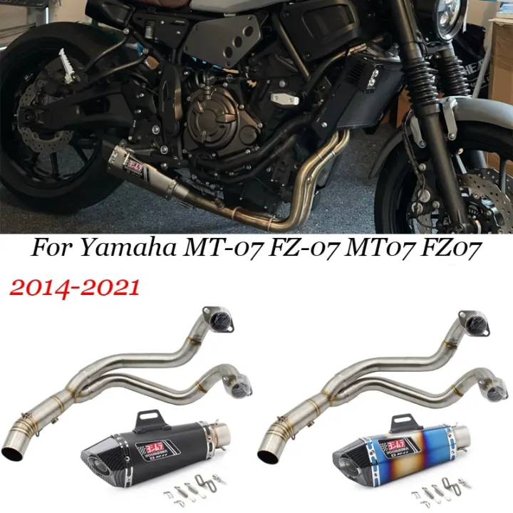 MT07 FZ07 Yoshimura R11 Motorcycle Full Exhaust System Slipon Pipe