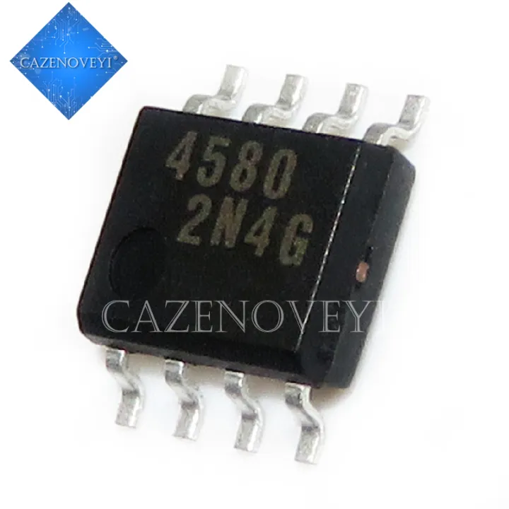 10pcs/lot NJM4580M JRC4580 4580D 4580 SOP-8 Dual Operational Amplifier In Stock
