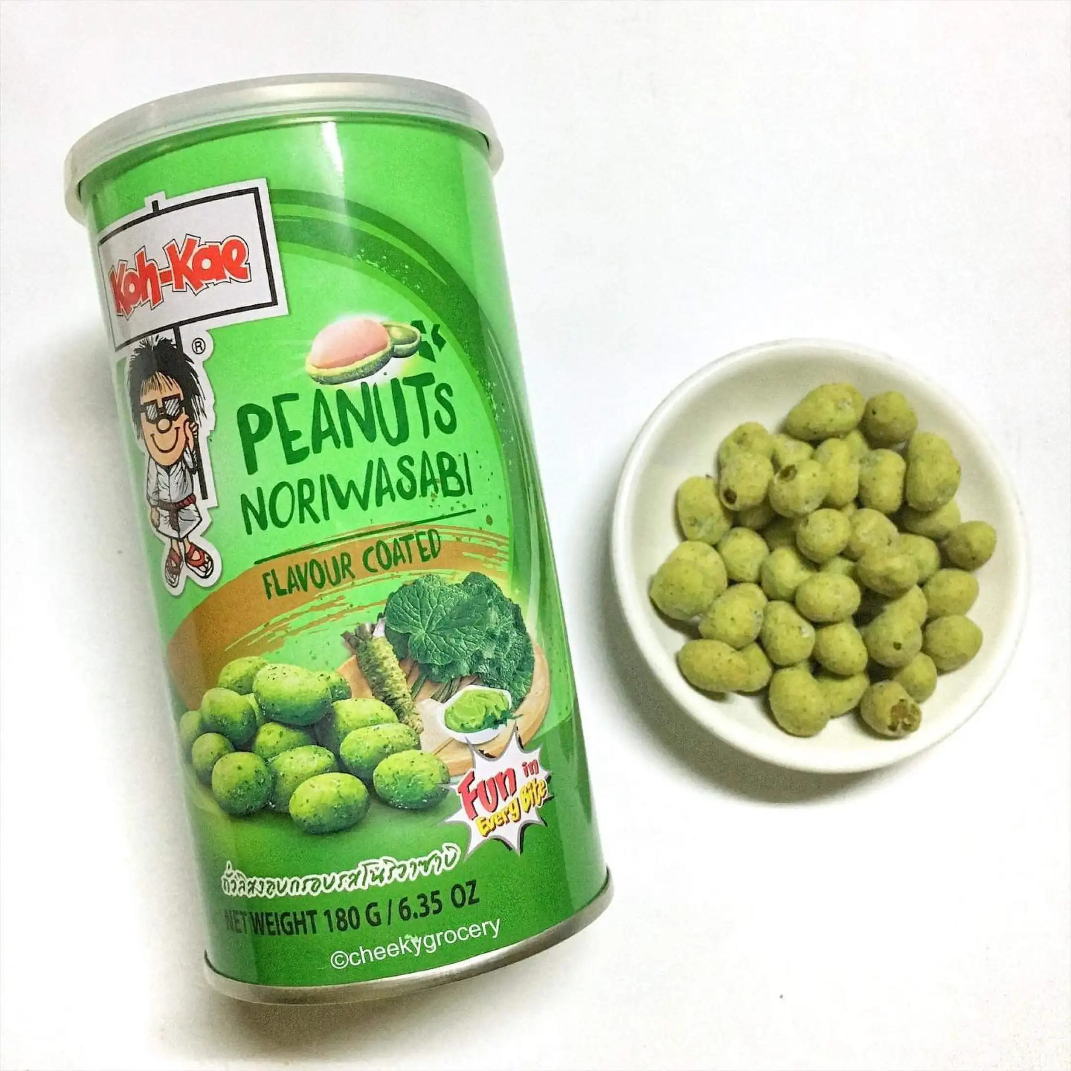 Koh-Kae Coated peanut in Nori Wasabi Flavor (180g)