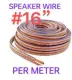 SPEAKER WIRE (#16) (PER 1 METER) (TRANSPARENT). 