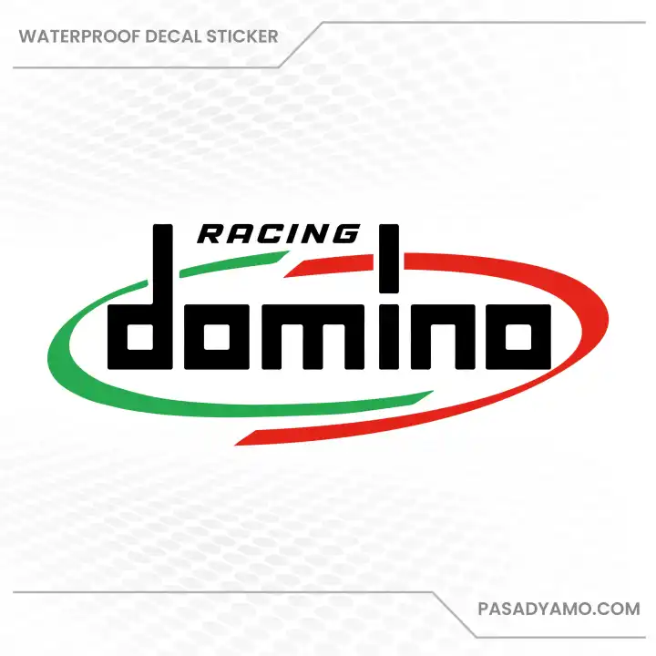 Domino Racing Sticker for Cars and Motorcycles x 4 inches | PH