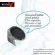 SF-203 304 STAINLESS STEEL SINGLE COLD UNIVERSAL ROTATING FAUCET. 