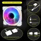 120mm Computer Case Fan RGB Aperture Silent Cooling Fan. 