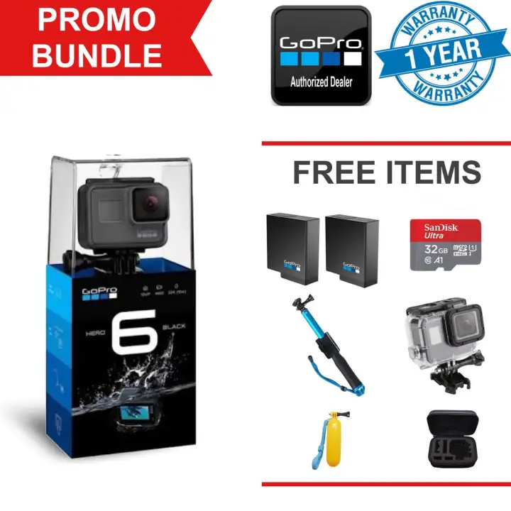 Gopro Hero6 Black Edition Adventure Bundle Lazada Ph