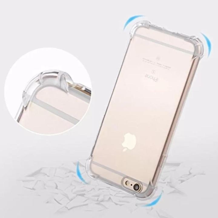 Shockproof Ultra Thin Tpu Case Cover For Iphone 6 Plus 6s Plus Clear Lazada Ph