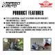 UNIVERSAL MOKOTO CELLPHONE HOLDER ALLOY SIDE MIRROR AND HANDLE BAR CLAMP MOTORCYCLE SPEEDMOTO. 