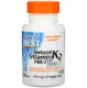 Natural Vitamin K2 MK-7 with MenaQ7, 100 mcg, For Healthy Bones and Soft Tissue , 60 Veggie Caps. 