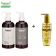 Bremod Premium Cocoa Butter Shampoo + Conditioner SET Anti-Frizz hair care 400ml +1PC Morrocan Argan Oil Serum 100ml. 