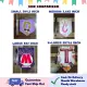 Partify ROBLOX BLUE Theme personalize happy birthday party needs letter name banner with free string. 
