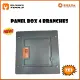 Delta Panel Box 4 Branches (3x3). 