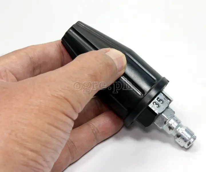 Heavy Duty 3000psi Rotary Turbo Nozzle (Ceramic Nozzle/Aluminum Body)