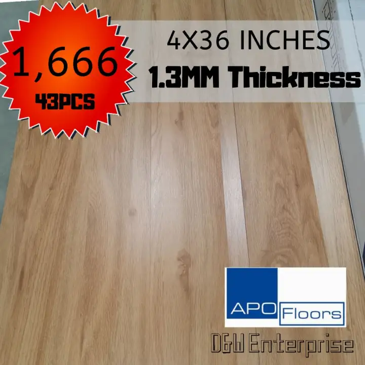 Apo Vinyl Planks 43pcs 4 X36x1 3mm, Are Vinyl Floor Tiles Toxic