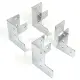 Flight Case Large Corner Brace Protector F0235 58*60mm, Chrome, Set of 4. 