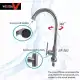 SF-203 304 STAINLESS STEEL SINGLE COLD UNIVERSAL ROTATING FAUCET. 