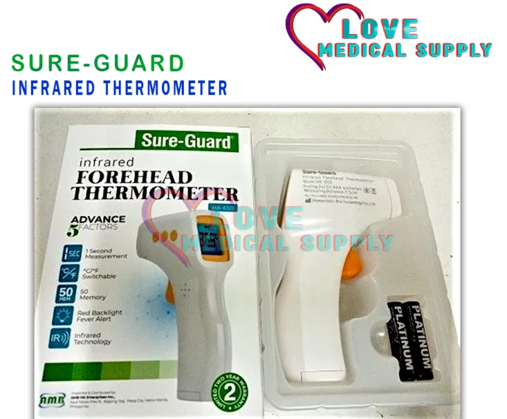 SURE-GUARD INFRARED FOREHEAD THERMOMETER
