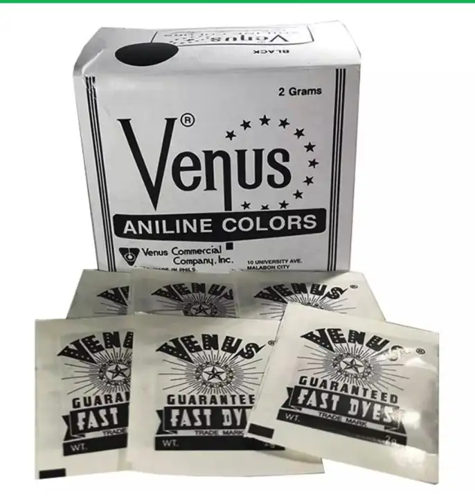 Venus / dura smooth Aniline Fabric Dye in 6 sachets/pack