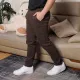 INSPI Trouser Pants for Men with Pockets and Drawstring High Waist Stretchable Trousers Pant for Women Pantalon. 
