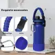 Hilee Tumbler Accessories 1000ml Silicone Boot and Paracord Handle for Tumbler 800ml Thumblers Accessories Set, 8.5cm Tumbler Boot Silicone Water Bottle Boot 8cm Tumbler Rubber Protector and Paracord Rope with Carabiner Tumbler Accessories 800ml for Hilee. 