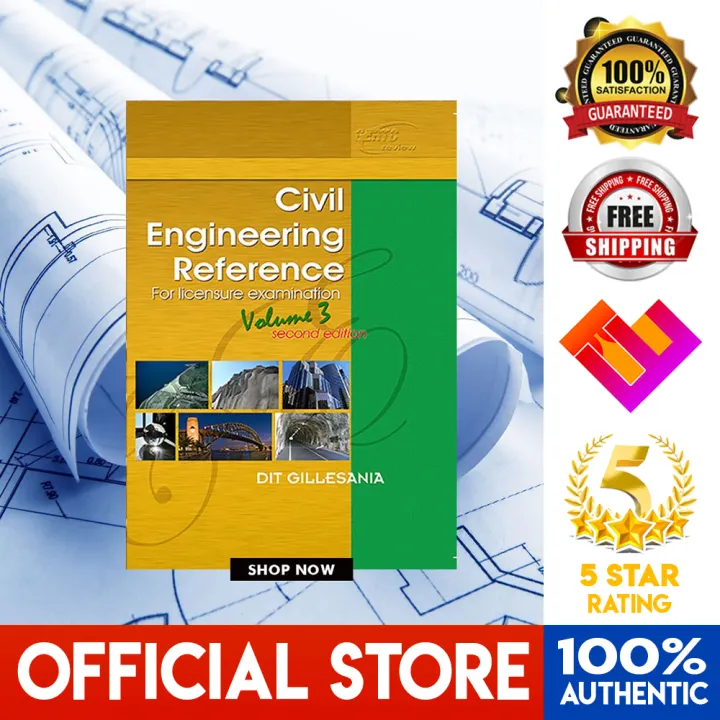 Diego Inocencio Tapang Gillesania Gertc Civil Engineering Review Authentic Civil Engineering Reference 2014 Vol 3 Dit Tindahan Mo For Ce Licensure Exam Book Engineering Books Volume 3 2nd Edition Lazada Ph