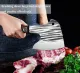 Kitchen Knife Itak Heavy Duty Bone Chopping Axe Stainless Steel Bone Machete for Chopping Meat Bones Butcher. 