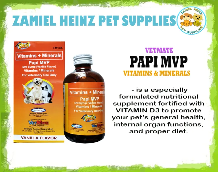 PAPI MVP VITAMINS+MINERALS SYRUP 120ml