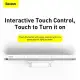 Baseus Night Light Magnetic Hanging LED Table Lamp Continuous Dimmable Desk Lamp Rechargeable Table Lamp for Bedroom Kitchen Cabinet Study Reading Closet Wardrobe. 