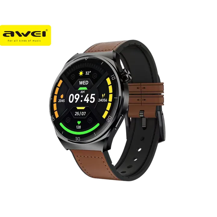 Awei H27 Smartwatch Bluetooth Call HD Display Touch Screen IPX68 Sleep,Hear Rate Monitoring Multi Sports Mode
