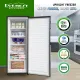EVEREST 7.1 cu.ft Upright Freezer/ Direct Cooling/ Adjustable Front Feet/ Rapid Freezing/ 177L/ EverBest. 