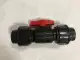 Pe compression fittings valve. 