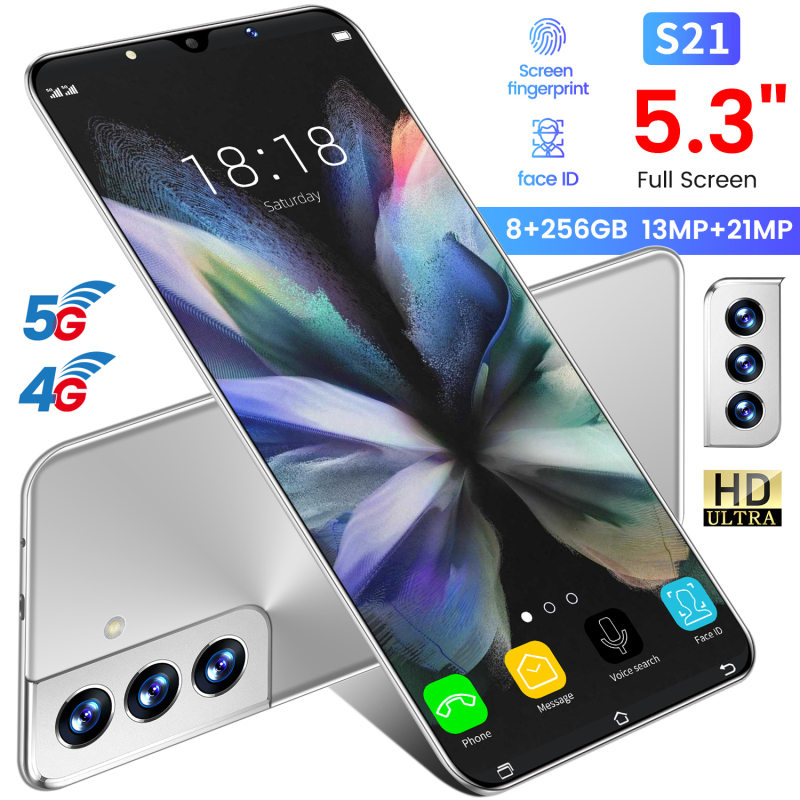 2021 Baru Dijual Ponsel Asli Galaxy S21 8 GB RAM-256 GB ROM SUNSUNG (Semua Baru) 5.3 Inci Ponsel Android 5000 mAh 24MP + 48MP HD Kamera Smartphone 5g Ponsel Dijual CP