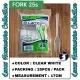 DISPOSABLE PLASTIC SPOON AND FORK (25PCS / PACK) AVAILABLE IN CLEAR / WHITE AND BLACK. 