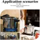 Pressure Cooker Handle Replacement Black with Screws Plastic Handle Pressure Canner Handle. 